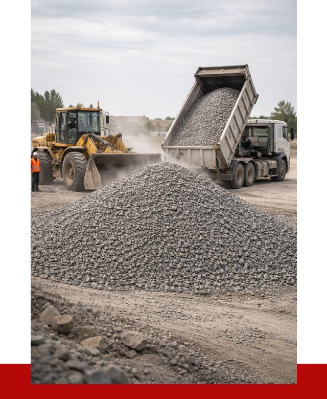Купить щебень с доставкой в Амурске от 2583 руб. | ПРОНЕРУДМрс