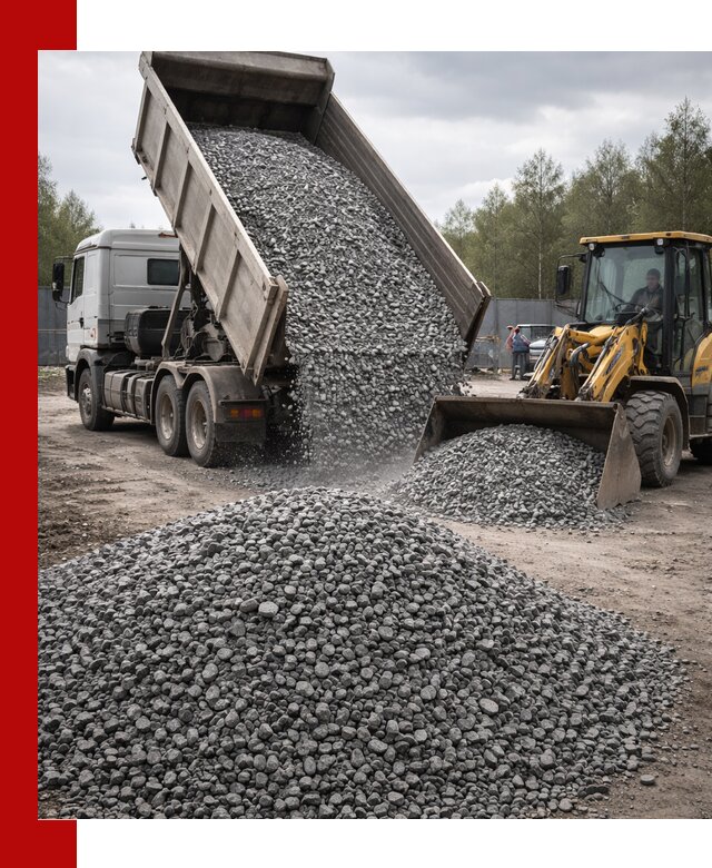 Доставка и продажа щебня гранитного в Амурске