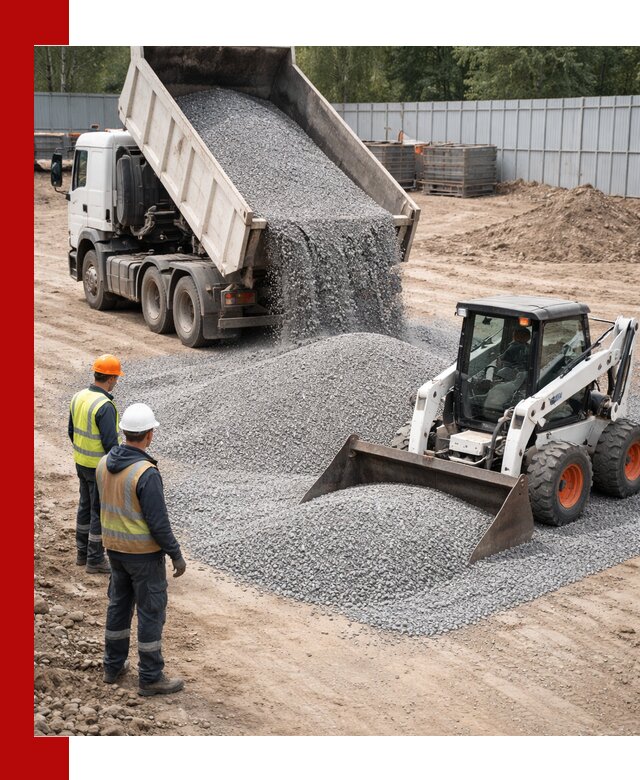 Доставка и продажа гранитного щебня фракции 0-5 в Амурске