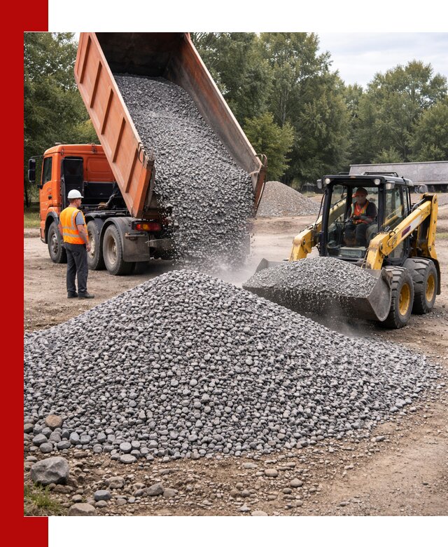 Купить гранитный щебень фракции 5–10 в Амурске с доставкой