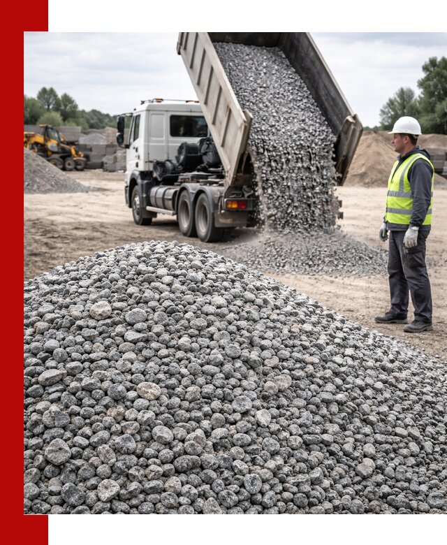 Доставка и продажа гранитного щебня фракции 5-20 в Амурске