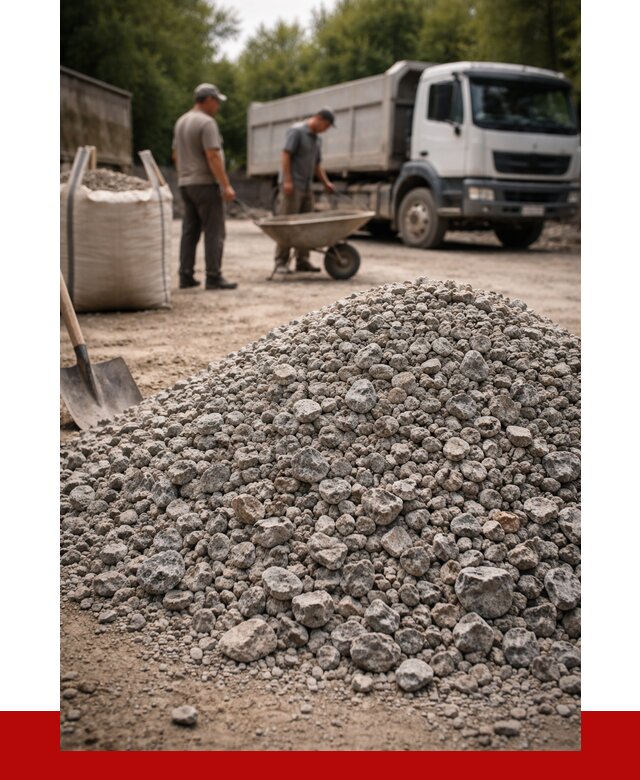 Гранитный щебень фракция 20-40 в Амурске от 3306 руб. ПРОНЕРУДМрс