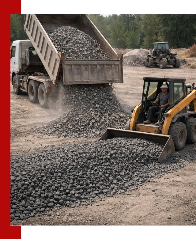 Гранитный щебень фракция 40-70 с доставкой в Амурске