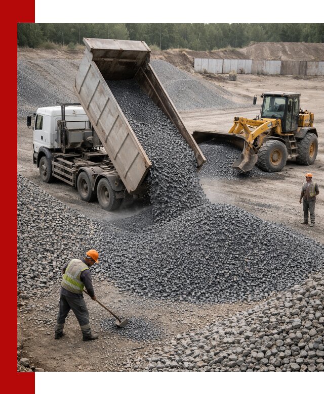 Щебень габбро-диабаз фр. 5-20 с доставкой в Амурске