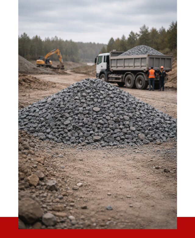 Щебень габбро диабаз фракция 40-70 в Амурске от 2273 р-ПРОНЕРУДМрс