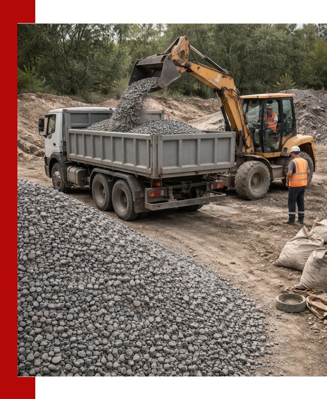 Доставка гравийного щебня в Амурске оптом и в розницу
