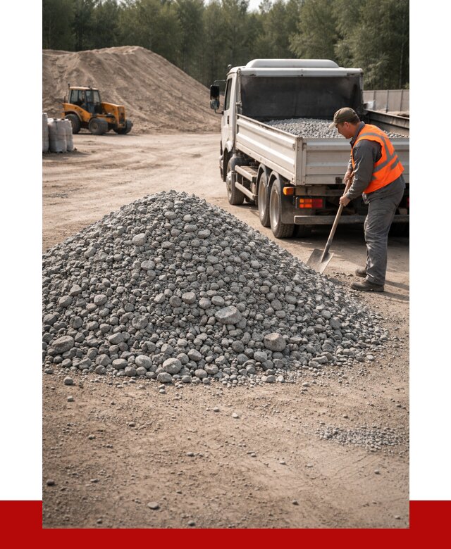 Гравийный щебень фракция 5-10 в Амурске от 2273 р. | ПРОНЕРУДМрс