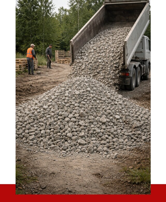 гравийный щебень фракция 70-120 в Амурске от 2531 р. ПРОНЕРУДМрс