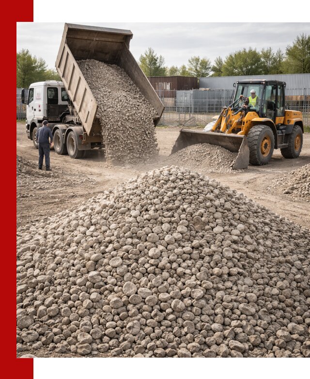 Доломитовый щебень фракции 20–41 с доставкой в Амурске