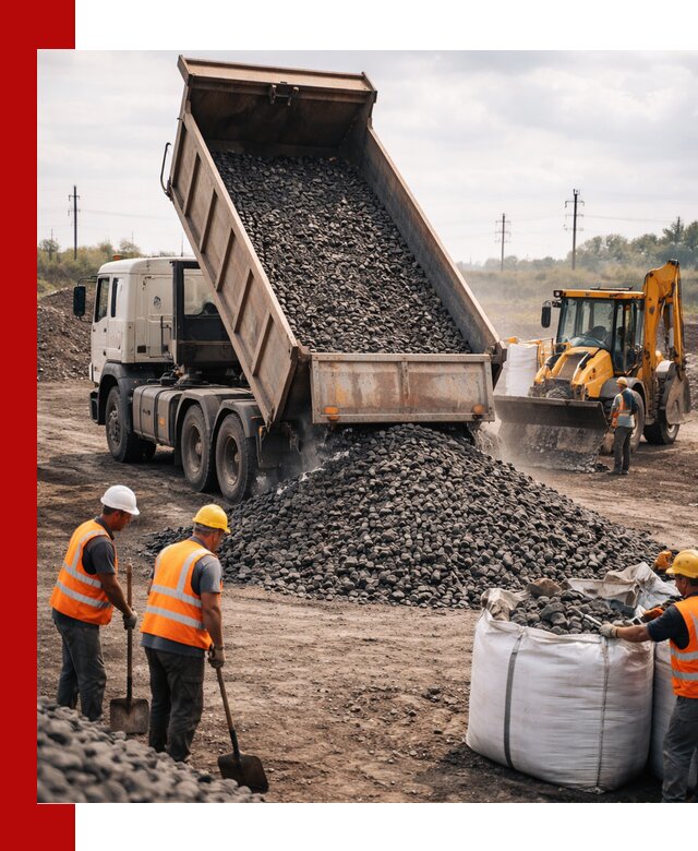 Шлаковый щебень фракция 40-70 с доставкой в Амурске