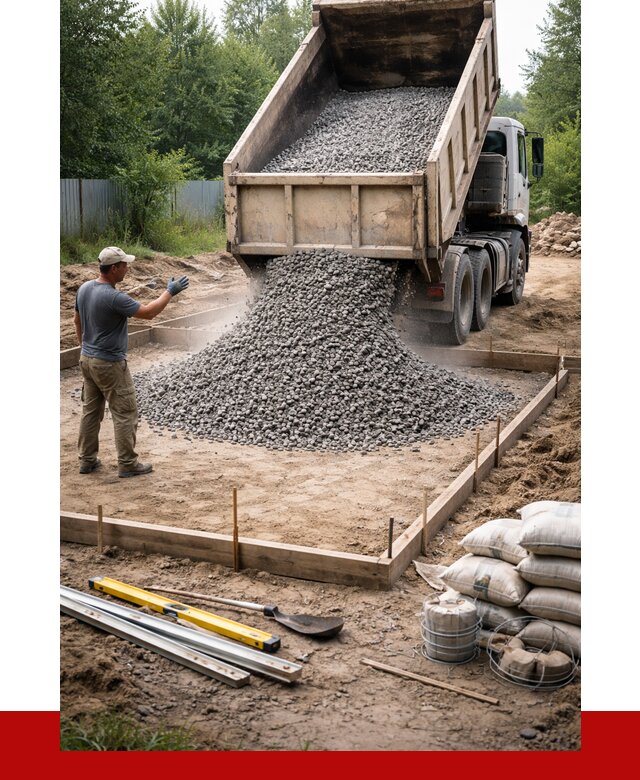 Купить щебень для фундамента в Амурске от 4649 р. | ПРОНЕРУДМрс