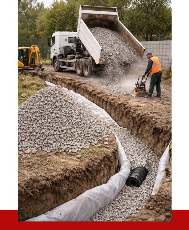 Щебень для дренажа в Амурске от 1911 р., ПРОНЕРУДМрс доставка