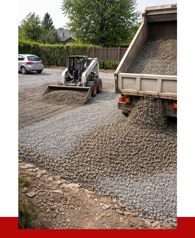 Щебень для парковки в Амурске с доставкой от 1240 р.| ПРОНЕРУДМрс