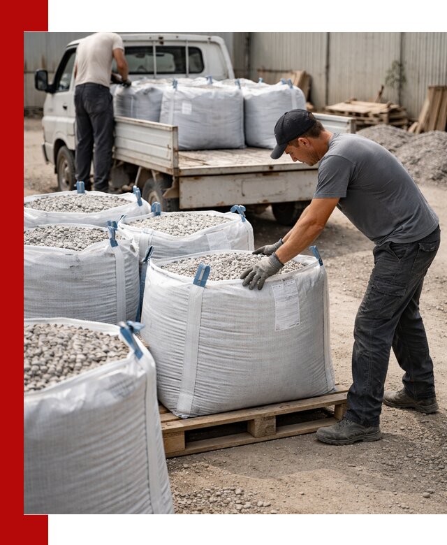Доставка щебня в мешках по выгодным ценам в Амурске