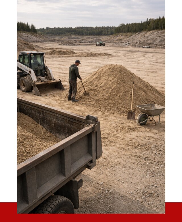 Карьерный песок среднезернистый в Амурске, от 2273 р. ПРОНЕРУДМрс