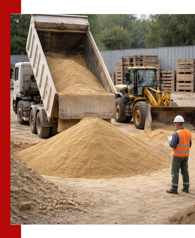 Доставка карьерного мелкозернистого песка в Амурске