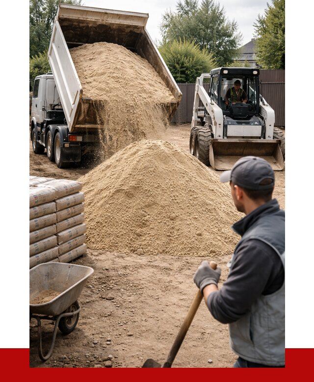 Мытый речной песок с доставкой в Амурске от 1498 р. | ПРОНЕРУДМрс