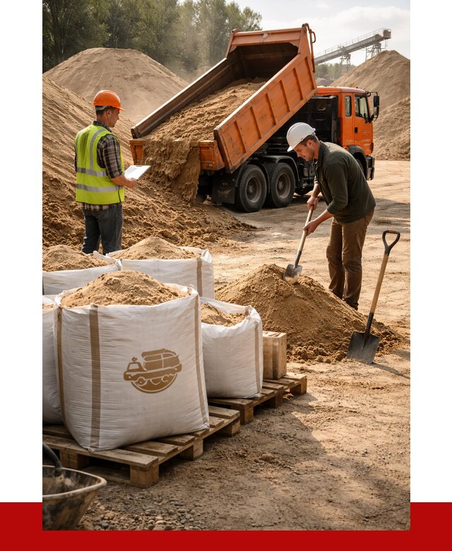 Строительный песок в Амурске от 2273 р. с доставкой, ПРОНЕРУДМрс