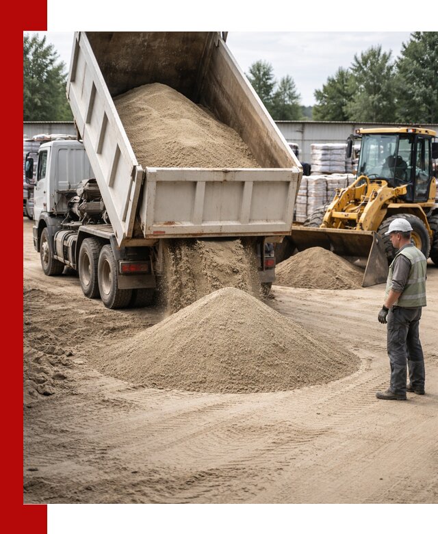 Поставка и доставка песка для бетона в Амурске