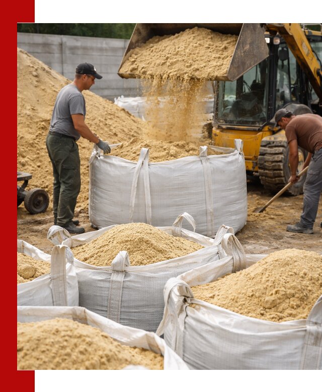 Поставка качественного песка для кладки в Амурске