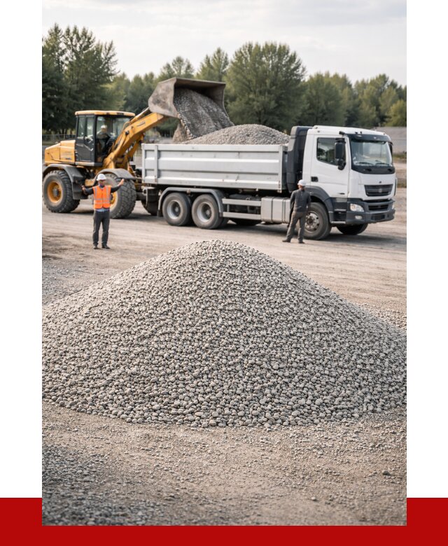 Купить мытый гравий в Амурске от 3616 р, доставка ПРОНЕРУДМрс