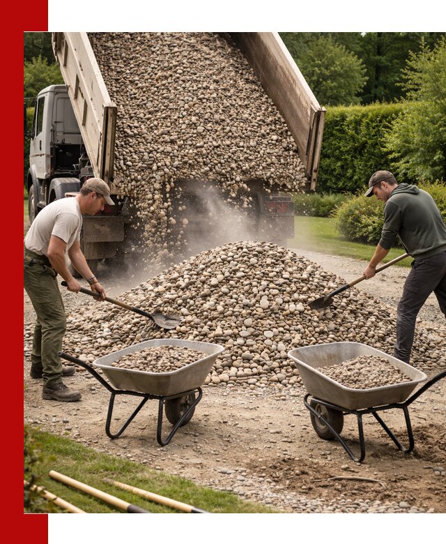 Доставка и продажа декоративной гальки в Амурске