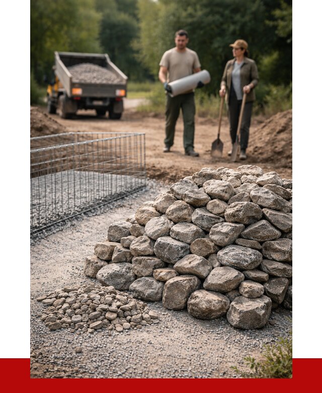 Камень для габионов фракция 100-200 в Амурске от 4959 р. | ПРОНЕРУДМрс