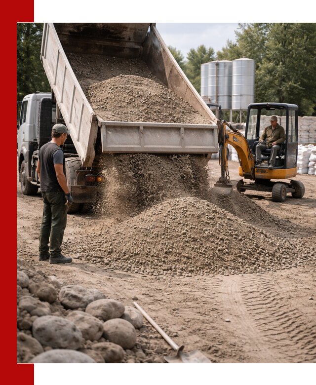 Доставка ПГС С3 в Амурске самосвалами и миксерами