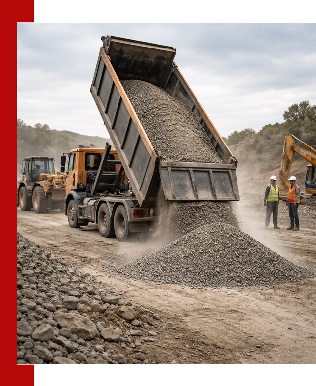 Щебёночно-песчаная смесь ЩПС С1 с доставкой в Амурске