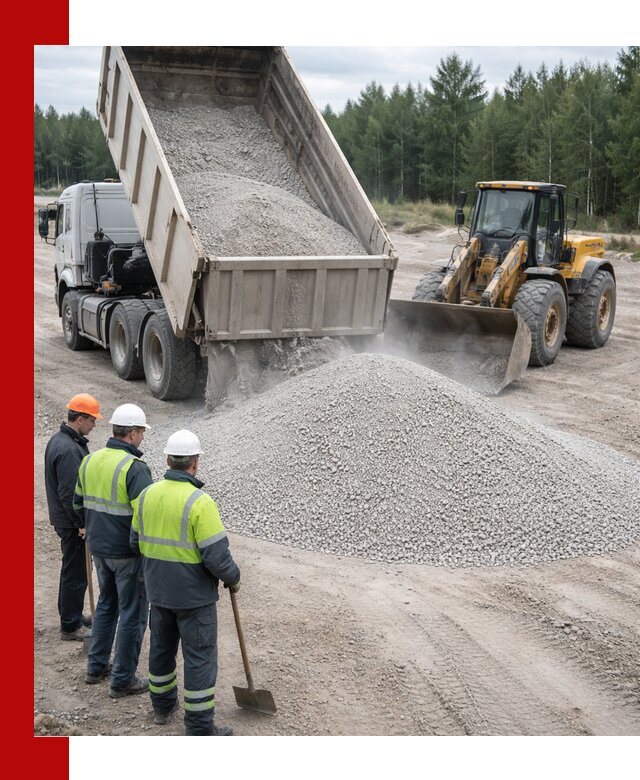 Известняковый отсев 0-5 доставка в Амурске быстро и выгодно