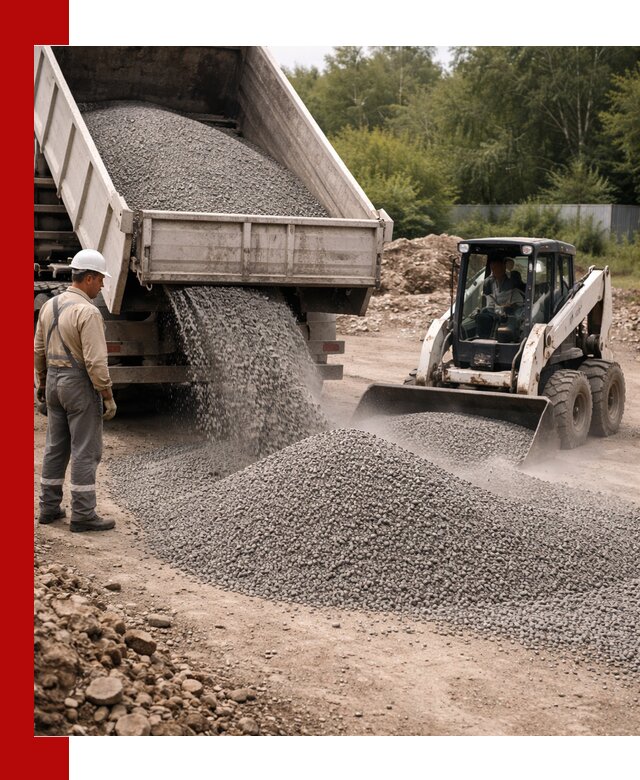 Доставка гравийного отсева 0-5 в Амурске оптом и в розницу