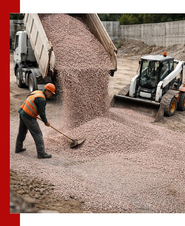 Крошка розовый гранит с доставкой в Амурске от производителя
