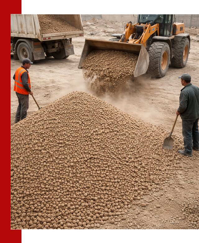 Керамзит фракция 10-20 с доставкой в Амурске