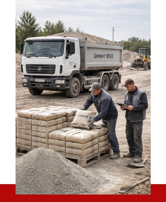 Купить цемент м500 с доставкой в Амурске от 5373 р. | ПРОНЕРУДМрс