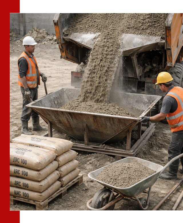 Доставка цементно-песчаной смеси М100 в Амурске