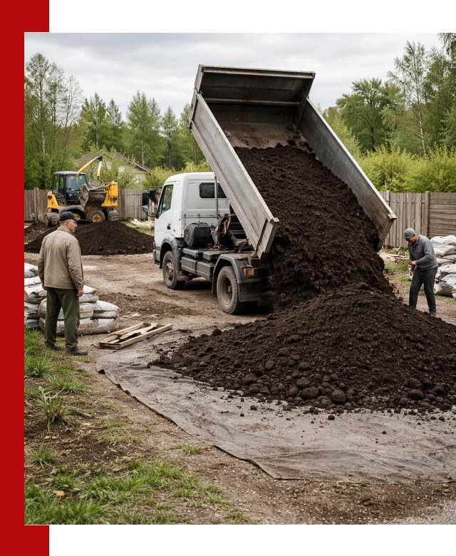 Доставка качественного почвогрунта в Амурске оптом и в розницу