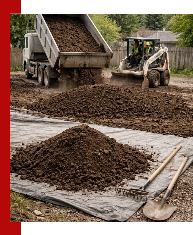 Грунт для отсыпки участка с доставкой в Амурске