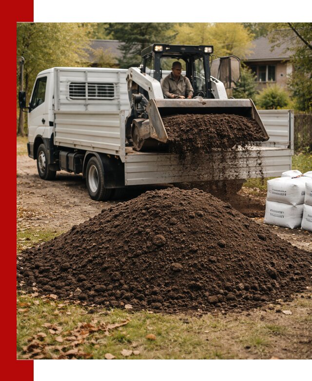 Доставка садовой земли в больших объёмах в Амурске