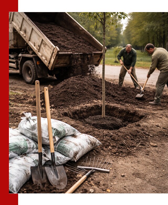 Грунт для посадки деревьев в Амурске — доставка и подготовка почвы