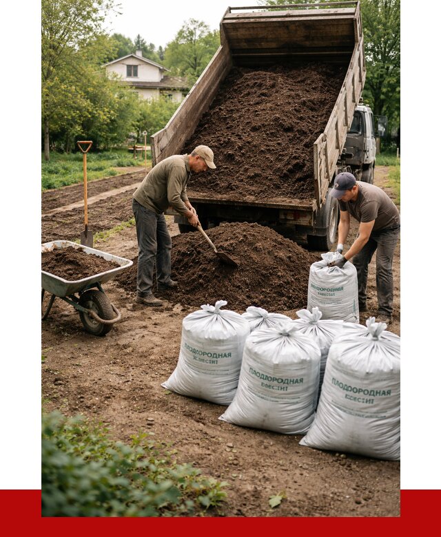 Плодородная смесь в Амурске от 4339 р./куб с доставкой | ПРОНЕРУДМрс