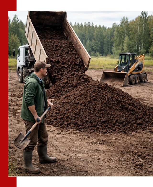 Купить верховой торф с доставкой в Амурске для садоводства и растений