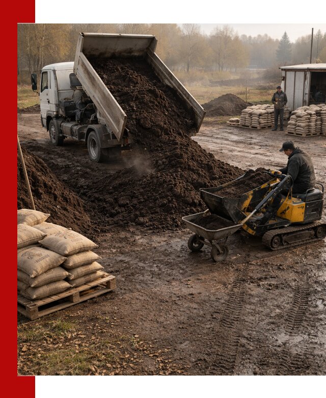 Кислый торф в доставке по выгодным ценам в Амурске