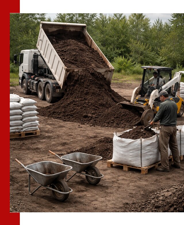 Доставка и продажа торфогрунта в Амурске оптом и в розницу