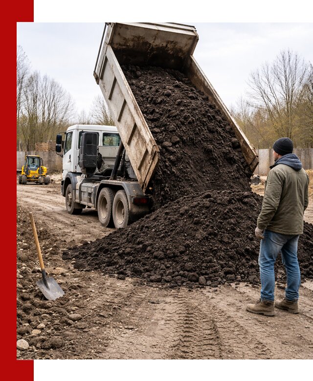 Доставка чернозема навалом в Амурске быстро и выгодно