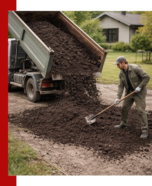 Чернозем для газона с доставкой в Амурске быстро и качественно