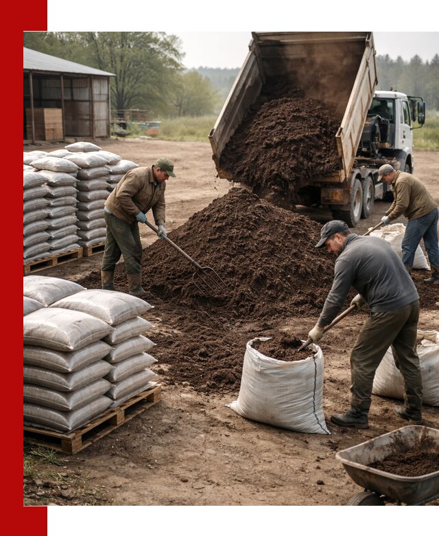 Доставка компоста оптом и в розницу в Амурске