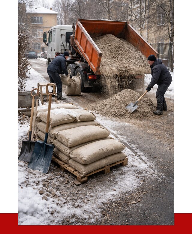 Противогололедные материалы оптом в Амурске от 4339 р. | ПРОНЕРУДМрс