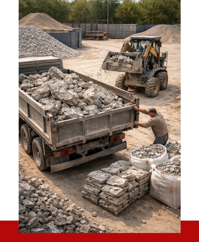 Купить бой бетона с доставкой в Амурске от 4959 р. | ПРОНЕРУДМрс