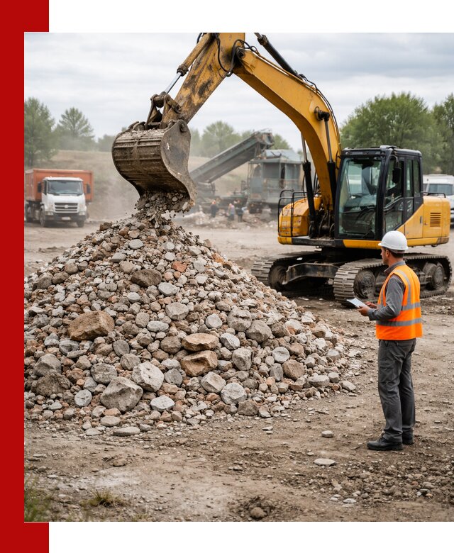 Доставка и вывоз строительного боя в Амурске