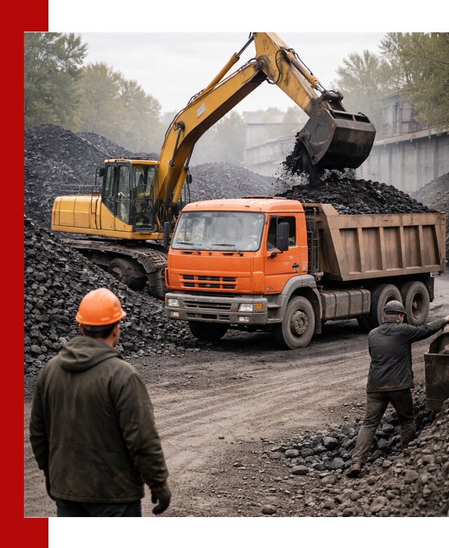 Доставка угля автотранспортом в Амурске быстро и выгодно